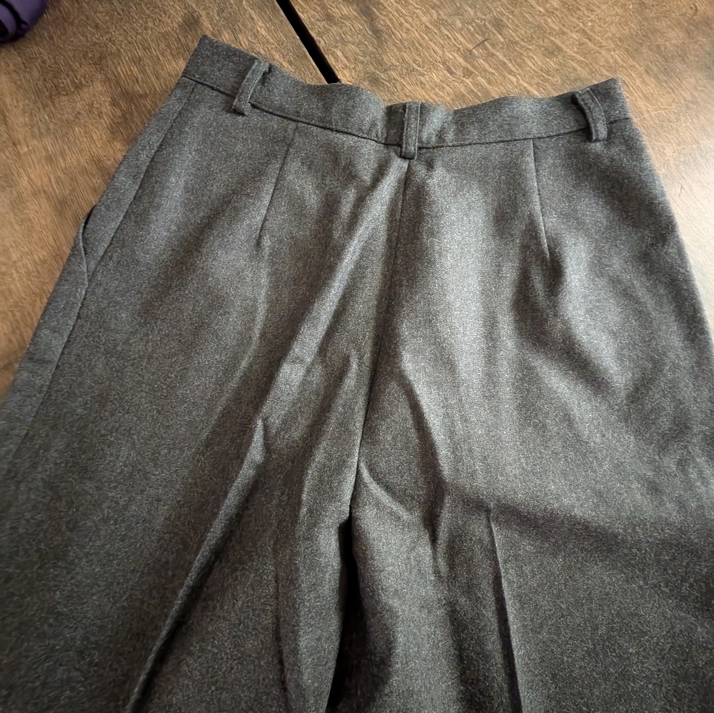 Vintage Gray Office Pants - Picture 7 of 8